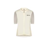 Spiuk Anatomic Short Sleeve Jersey Beige M Donna White Pearl