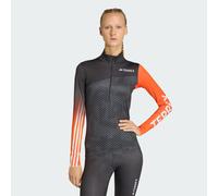 Maglia da gara cross country Terrex Xperior Semi Impact Orange / Black / Grey Six XS