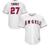 Maglia Da Giocatore Toddler 2-4 Mike Trout Los Angeles Angels MLB (Bianco)