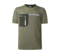 U-Power T-shirt CHRISTAL slim fit in poliestere girocollo manica corta Uomo Burnt Olive M