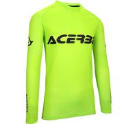 Acerbis J-Windy Vented Limelight Maglia Motocross, verde, taglia 2XL per maschi