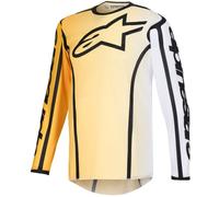 Maglia da motocross Alpinestars Fluid Apex giallo-nera XL