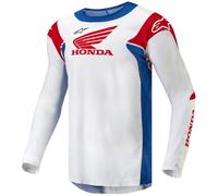 Maglia da motocross Alpinestars Racer Iconic Honda collection bianco-blu-rosso-nero XL