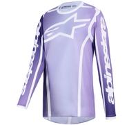 Maglia da motocross da donna Alpinestars Stella Fluid Apex viola-bianca S