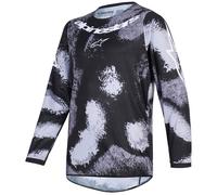 Maglia da motocross per bambini Alpinestars Fluid Lahnd - Grigio-Camo M
