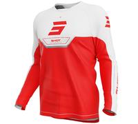 Maglia da motocross per bambini Shot Draw Daytona rossa 6/7