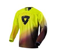 Revit Seeker, maglia S male Giallo Fluo/Rosso Scuro