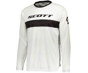Maglia da motocross SCOTT 350 SWAP EVO nera-bianca M