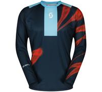 Maglia da motocross SCOTT EVO Dirt blu-rossa M