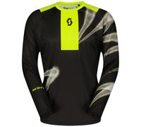 Maglia da motocross SCOTT EVO Dirt nera-giallo fluo Saldi M