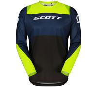 Maglia da motocross SCOTT EVO Race viola-giallo fluo S
