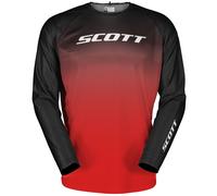 Maglia da motocross SCOTT EVO Swap nera-rossa Saldi 2XL