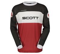 Maglia da motocross Scott X-PLORE SWAP rosso-nero 3XL