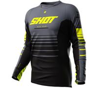 Maglia da motocross Shot Devo Peak giallo fluo Saldi XS