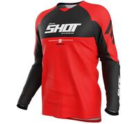 Shot Draw Private Long Sleeve Jersey Rosso XL Uomo