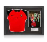 Maglia da rugby del Tolone autografata da Jonny Wilkinson. Cornice dell'icona