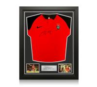 Maglia da rugby del Tolone firmata da Jonny Wilkinson. Incorniciata