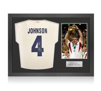 Maglia da rugby dell'Inghilterra autografata da Martin Johnson: 4. Cornice Icon