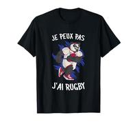 Maglia da Rugby «I Can't I Have Rugby Player France» Maglietta