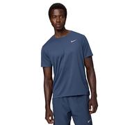 Maglia da Running A Manica Corta Dri-Fit UV Nike Miler - Uomo, Thunder Blue/Reflective Silv, DV9315-437, M