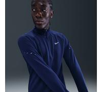 Maglia da running per l'inverno con zip a metà lunghezza Nike Stride Therma-FIT Repel - Uomo - Blu M