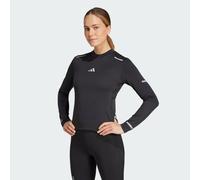 adidas Performance - Ultimate - T-shirt a maniche lunghe da corsa nera riflettente-Nero S