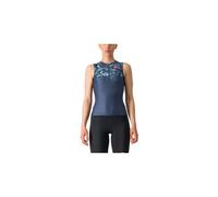 Top Castelli Free Tri 2 Rosso Corsa senza maniche blu scuro donna - XS