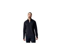 Maglia da uomo brooks dash 3 0 con zip a 1 4 nera
