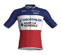 Maglia DECATHLON AG2R LA MONDIALE Campione francese 2024 blu/bianco/rosso L