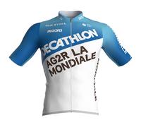 Maglia DECATHLON AG2R LA MONDIALE Race 2024 blu/bianco XL