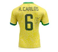 Maglia del Brasile autografata da Roberto Carlos