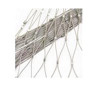 Maglia del cavo metallico dell'acciaio inossidabile, rete durevole di sicurezza per le divisioni, i balconi, le scale e le recinzioni dello zoo