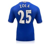 Maglia del Chelsea 2000 autografata da Gianfranco Zola