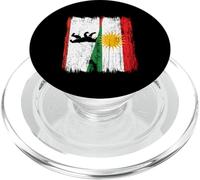 Maglia del Kurdistan di Berlino con mezza bandiera della capitale tedesca PopSockets PopGrip per MagSafe