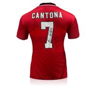 Maglia del Manchester United 1996 autografata da Eric Cantona