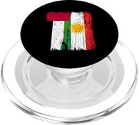 Maglia del patrimonio curdo degli Emirati Arabi Uniti con mezza bandiera del Kurdistan PopSockets PopGrip per MagSafe