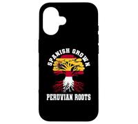 Maglia del patrimonio spagnolo Peruvian Roots Perù Spagna Custodia per iPhone 16