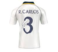 Maglia del Real Madrid 1999-00 autografata da Roberto Carlos
