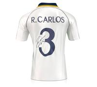 Maglia del Real Madrid 1999-00 autografata da Roberto Carlos
