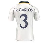 Maglia del Real Madrid 1999-00 autografata sul numero da Roberto Carlos