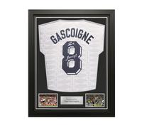 Maglia della FA Cup del 1991 degli Spurs firmata da Paul Gascoigne. Incorniciata