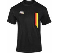 Maglia della Germania Coppa del Mondo 2026 - Maglietta da Uomo e da Donna - Calcio Tedesco - Articolo per Tifosi dei Campionati Europei, Nero, XL