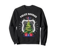 Maglia della Polizia Navidad | Divertente Regalo di Natale per Le Forze dell'ordine Felpa
