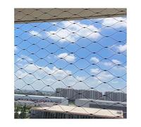 Maglia di corda architettonica Rotolo di rete in corda metallica, può essere utilizzato in fabbriche, case, punti panoramici, scuole, guardrail, giardini, ecc(5 * 0.6m/16.4 * 1.9ft)