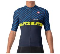 Maglia Diagon blu/giallo neon 2XL