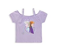 Maglia Disney Frozen Maglietta con Bretelle Maglia Bimba Cotone Bambina 5429