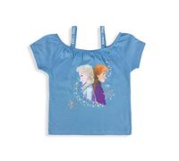 Maglia Disney Frozen Maglietta con Bretelle Maglia Bimba Cotone Bambina 5429