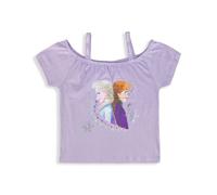 Maglia Disney Frozen Maglietta con Bretelle Maglia Bimba Cotone Bambina 5429