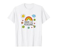 Maglia Divertente ODIO Le Persone VI Voglio Bene… da Lontano Maglietta