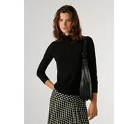 Maglia dolcevita BARBARA Nero S Tinta unita